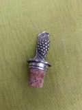 Dop de pluta pentru sticla, decor ciorchine de strugure