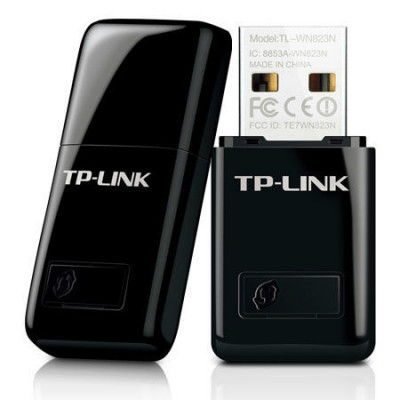 Placa de retea wireless Card wifi USB mini 300MBps V3.0 TL-WN823N TP-Link foto