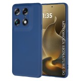 Husa silicon Motorola Signature Asteroid GSM SoftFlex, bleumarin