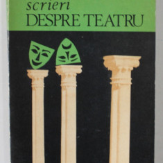 SCRIERI DESPRE TEATRU de OTILIA CAZIMIR ,editie de GEORGE SANDA , 1978, DEDICATIE *