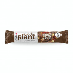 Baton proteic vegetal cu ciocolata si arahide Smart Bar Plant Chocolate Peanut Brownie, 64g, PhD