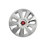 Set 4 capace roti Cu Inel Cromat Stratos R16 Compatibil Cu Suzuki