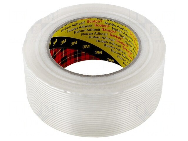 Bandă adezivă ambalare 50m x 50mm x 0,131mm