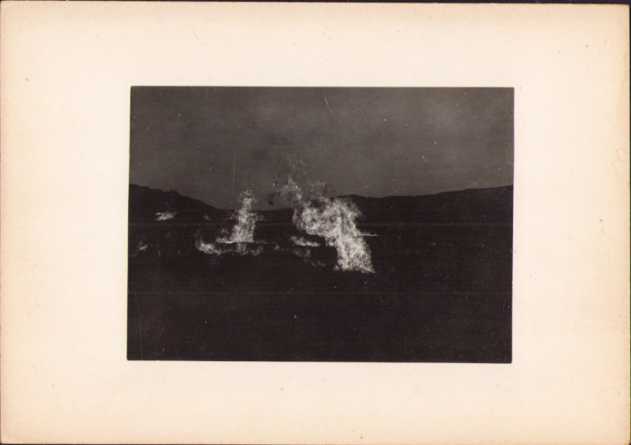 HST G62N Emanații de gaz metan &icirc;n flăcări 1921 Rom&acirc;nia