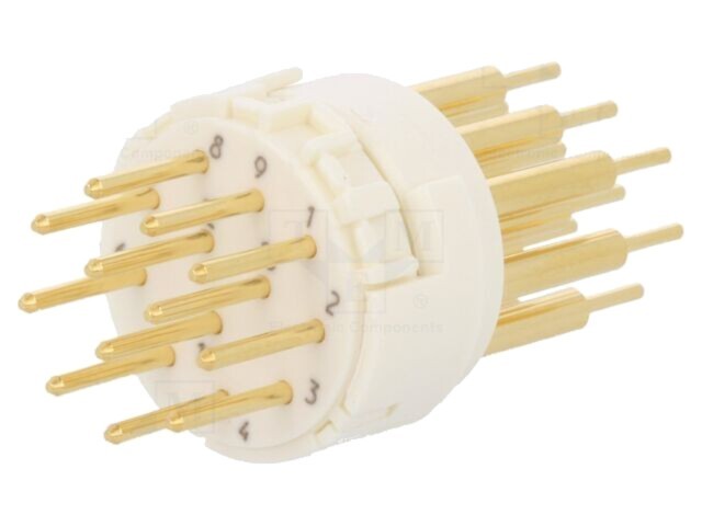 Conector M23 HARTING cu 12 pini tată THT 200V 8A