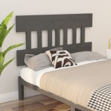 Cumpara ieftin Tăblie de pat, gri, 163,5x3x81 cm, lemn masiv de pin