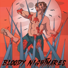 Bloody Nightmares Horror Coloring Book for Adults: Scary and Creepy Designs for Stress Relief for Women and Men