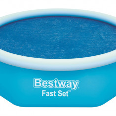 Piscina gonflabila Bestway Fast Set, dimensiune 3.05m x 76 cm,instalare rapida