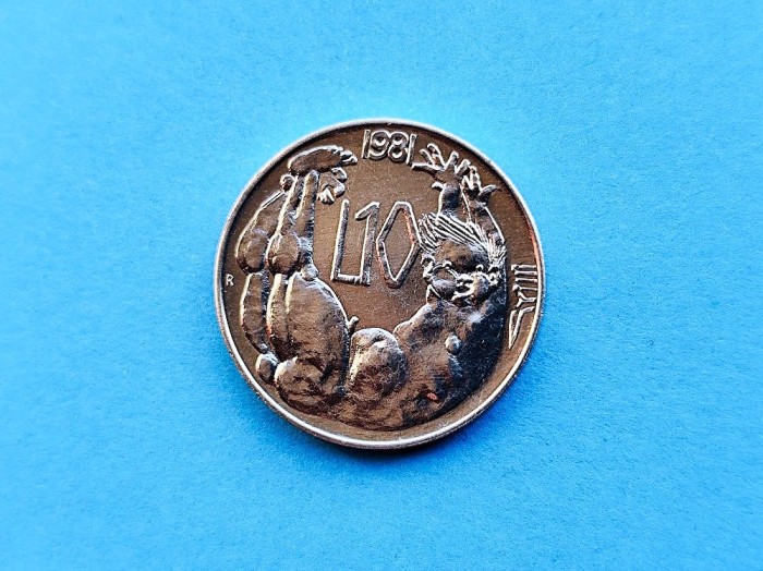 10 Lire 1981 San Marino-UNC-RAR