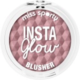 Fard de obraz Insta Glow 002 Radiant Mocha, 5g, Miss Sporty