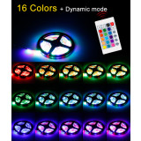 Banda led usb cu telecomanda, 2M, RGB, pentru TV, PC, Auto, IP65