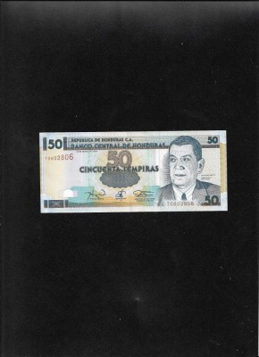 Rar! Honduras 50 lempiras 1994 seria0802806 foto