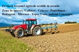 Lucram terenuri agricole in arenda Galbiori - Crucea - Pantelimon - Baltagesti - Mireasa - Tepes Voda