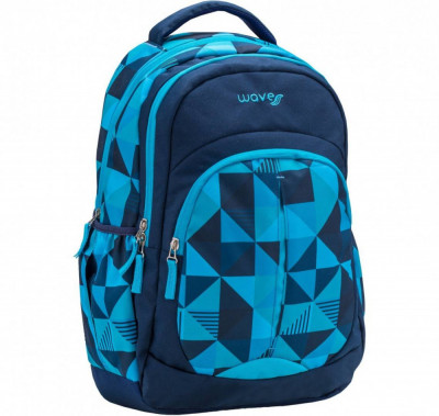 Rucsac Blue Cubic foto