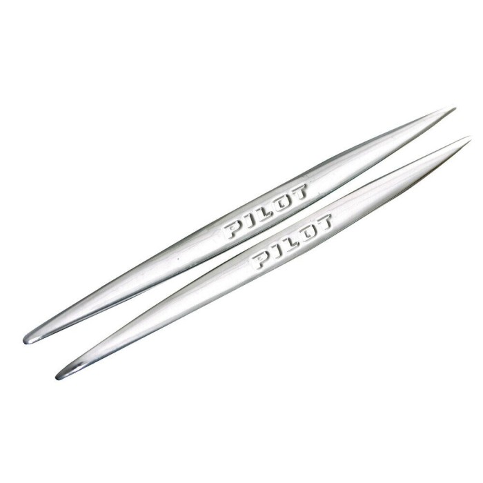 Accesorii cromate decorative, autoadezive, 29 cm, 2 bucati