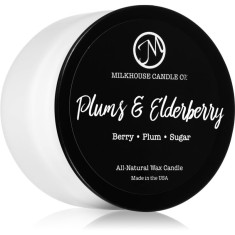 Milkhouse Candle Co. Creamery Plums &amp; Elderberry lum&acirc;nare parfumată Treveler Tin 106 g