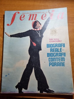 femeia septembrie 1970-moda,retete culinare,jean paul belmondo foto