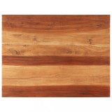 Blat masa lemn masiv acacia 70x90 cm, 15-16 mm, maro, vidaXL - Blat rustic, blat lemn, blat mobilier, blat cafenea, blat restaurant