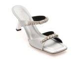 Cumpara ieftin Papuci EPICA argintii, 2368, din material textil
