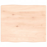 VidaXL Blat masă 60x50x2 cm lemn masiv stejar netratat contur organic