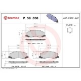Placute frana Bentley Flying Spur (4w) 03.13-; Opel Insignia (G09) 07.08-03.17, Insignia A Country Tourer (G09) 07.08-03.17, Insignia Saloon (G09) 07, BREMBO