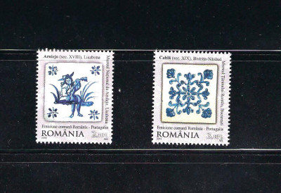 ROMANIA 2010 - EMISIUNE ROMANIA-PORTUGALIA, MNH - LP 1869 foto