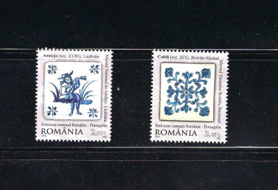 ROMANIA 2010 - EMISIUNE ROMANIA-PORTUGALIA, MNH - LP 1869 foto