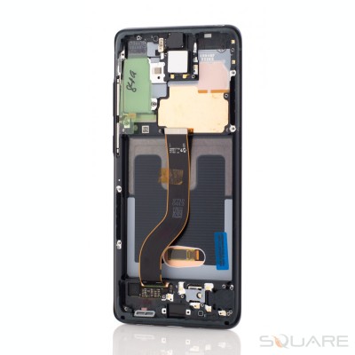 LCD OEM Samsung S20+, G985F, S20+ 5G, G986F, Cosmic Black, Service Pack OEM foto