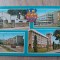 CPIB 23020 CARTE POSTALA - RAMNICU VALCEA. MUZEUL, MAGAZINUL COZIA, CARTIERUL TRAIAN, CONSILIUL POPULAR JUDETEAN, STEMA, TIMBRU, NECIRCULATA