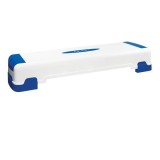 Cumpara ieftin Banca aerobic HMS AS005 reglabila, 3 trepte, alb/albastru