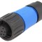 Conector circular mamă 7 pini fără contacte pe cablu
