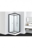 Cabina De Dus Cu Hidromasaj Cadita Joasa, Fara Plafon Sanotechnik Uni2 Ps15