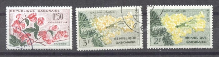 Gabon 1961 Flowers, used AE.164