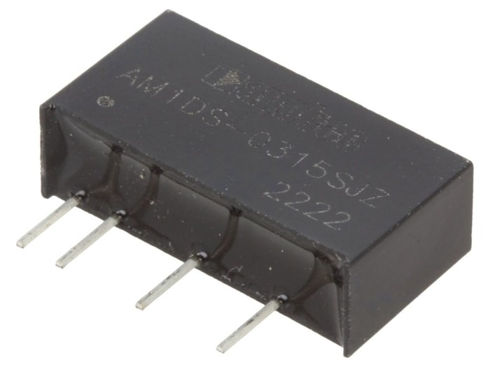 Convertor DC/DC 1W 3V la 15V