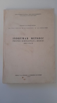 BAIASU NICOLAE - INDRUMATOR METODIC PENTRU GIMNASTICA BAIETI foto