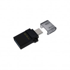 Memorie USB Kingston DataTraveler microDuo3 G2 64GB USB 3.2 Black foto
