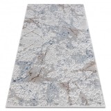 Covor acril VALS 0073 Marmură gri / fildeş, 80x250 cm