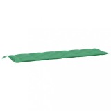 Cumpara ieftin Perna de banca de gradina, verde, 200x50x7 cm, textil oxford