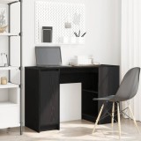 Birou Stejar Negru 120x42x76 cm, Lemn Prelucrat, Birou Calculator, Mobilier Birou