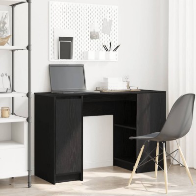 vidaXL Birou Stejar negru 120x42x76 cm Lemn prelucrat 861815 foto