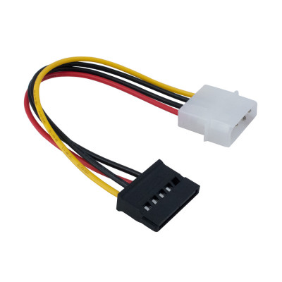 Adaptor alimentare molex (ide)- SATA, cablu 15cm foto