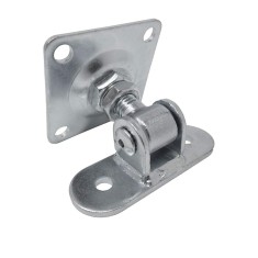 Balama porti, fara sudura, reglabila, M16, zincata, cu 2 placi de fixare