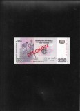 Rar! Congo 200 francs 2007 specimen G