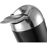 Scrumiera din Inox cu Picior si Capac Rabatabil, Detasabila, 68 cm, Argintiu