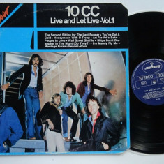 LP (vinil vinyl) 10cc - Live And Let Live, Vol.1 (EX)