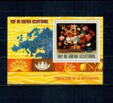 Guinea Ecuatoriala 1976 - Flori din Europa, colita neuzata