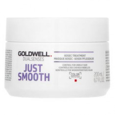 Goldwell Dualsenses Just Smooth 60sec Treatment masca de netezire pentru par indisciplinat 200 ml foto