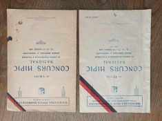 SOCIETATEA HIPICA DOBROGEANA, CONSTANTA, 1936- 1939 - LOT DOUA APARITII, CONCURSUL HIPIC NATIONAL