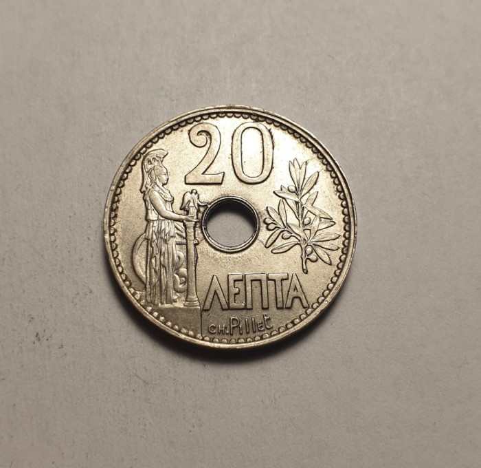 Grecia 20 Lepta 1912 Unc