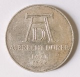 GERMANIA 5 MARK MARCI 1971 D ALBRECHT DURER ARGINT XF AUNC ( CITITI VA ROG DESCRIEREA ENUNTUL )